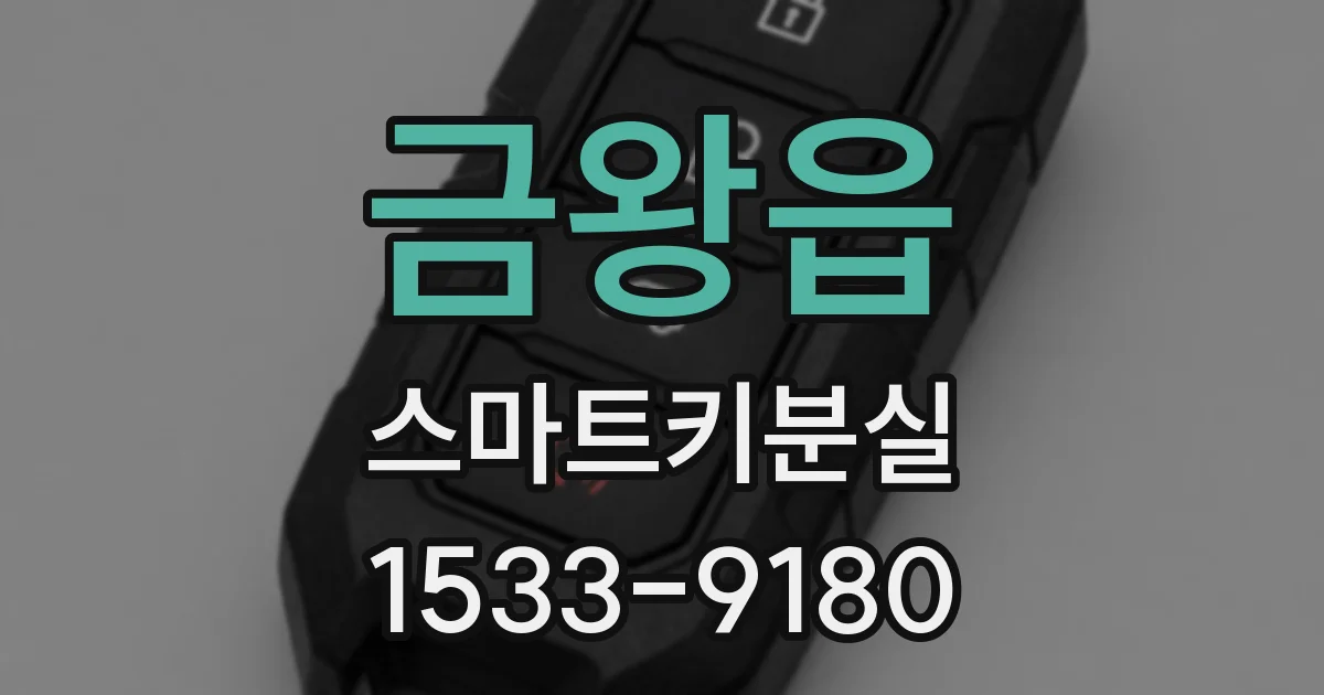 금왕읍 스마트키분실