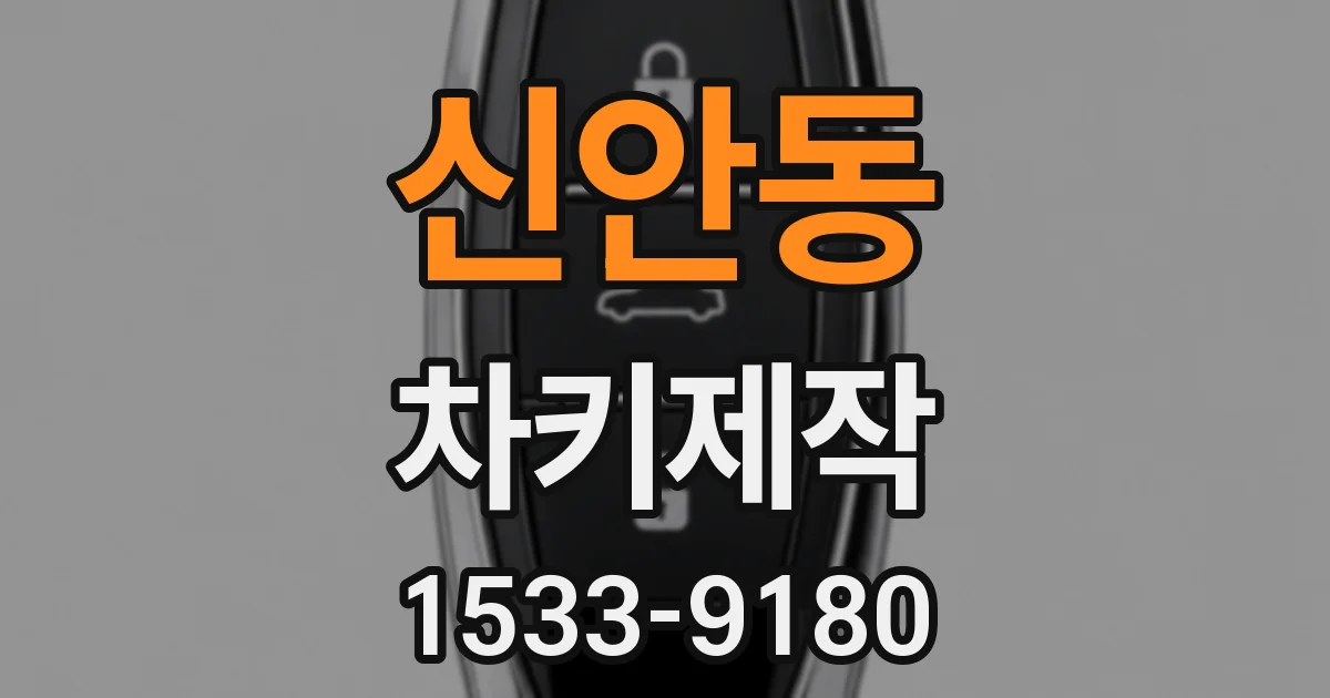 신안동 차키제작