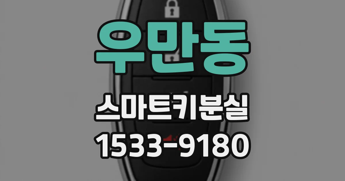 우만동 스마트키분실
