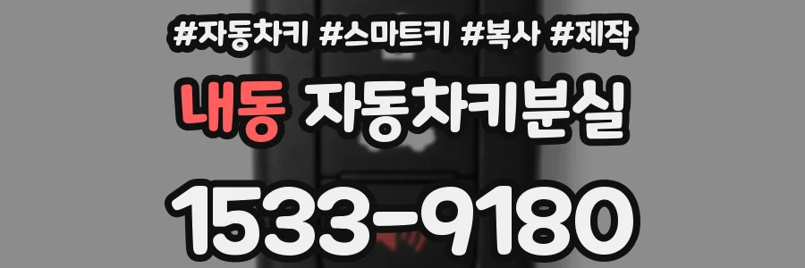 내동 자동차키분실