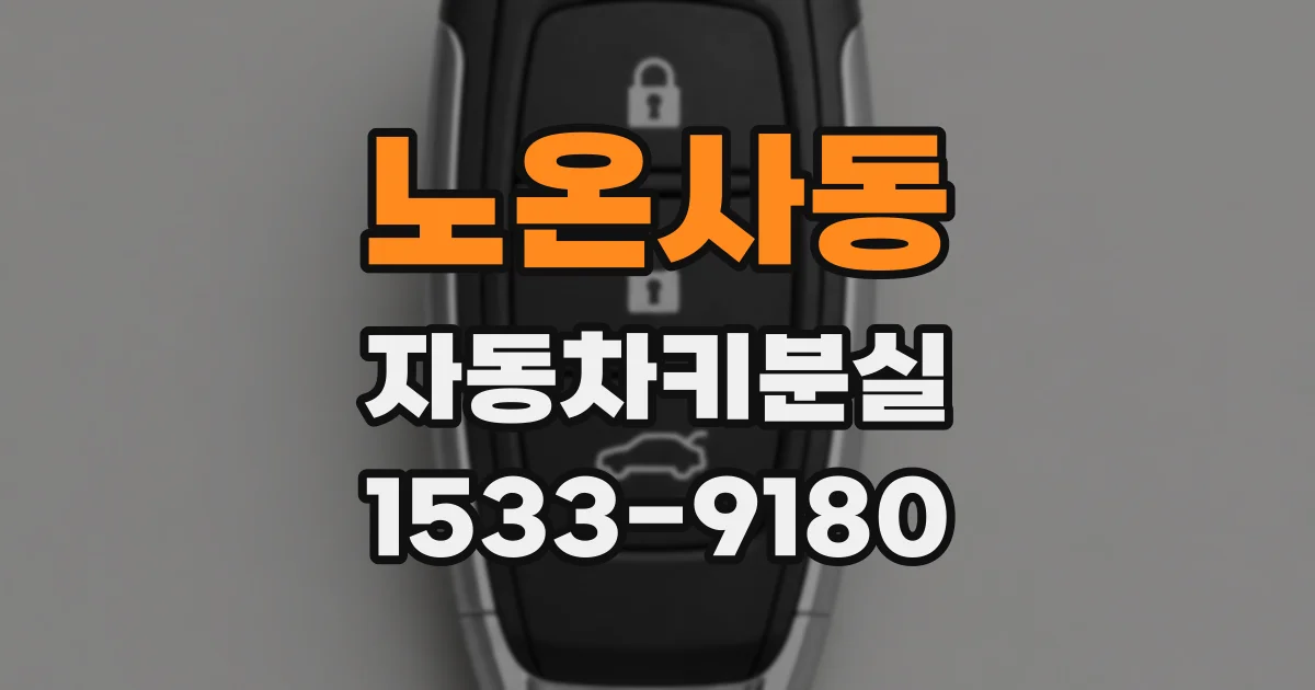 노온사동 자동차키분실
