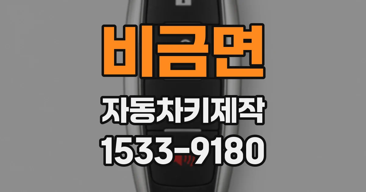 비금면 자동차키제작