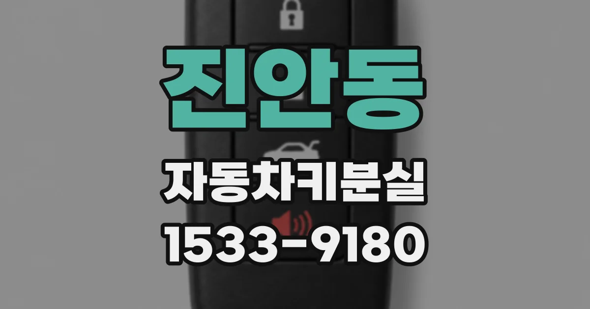 진안동 자동차키분실