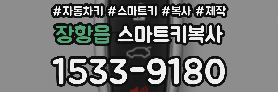 장항읍 스마트키복사