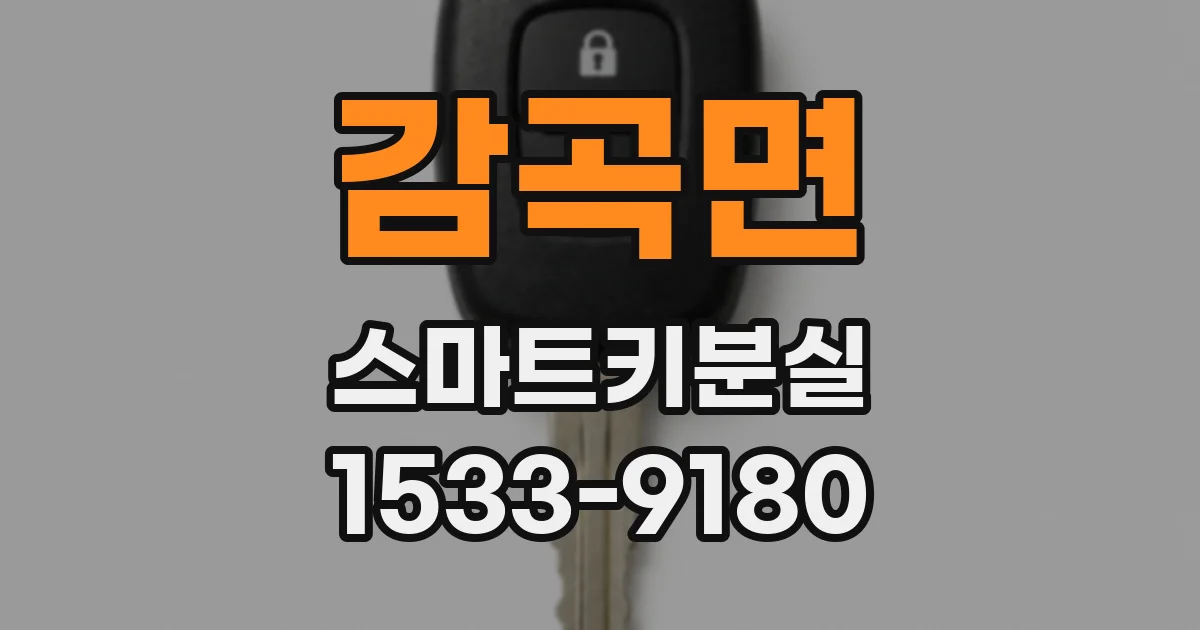 감곡면 스마트키분실