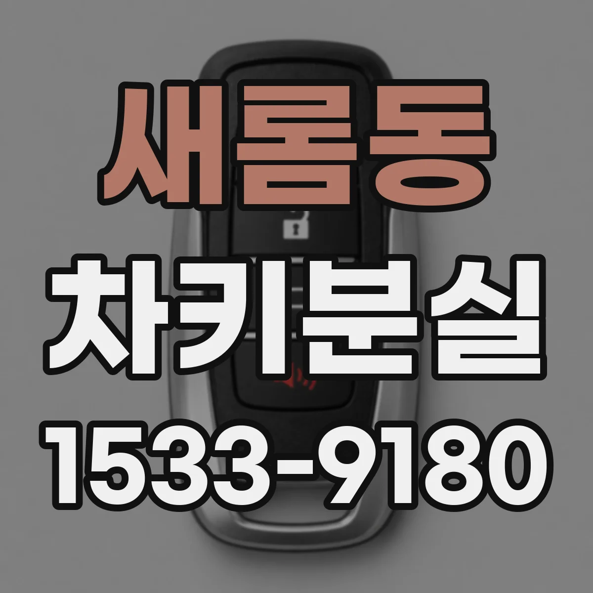 새롬동 차키분실