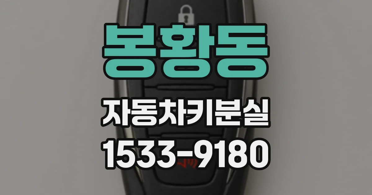 봉황동 자동차키분실