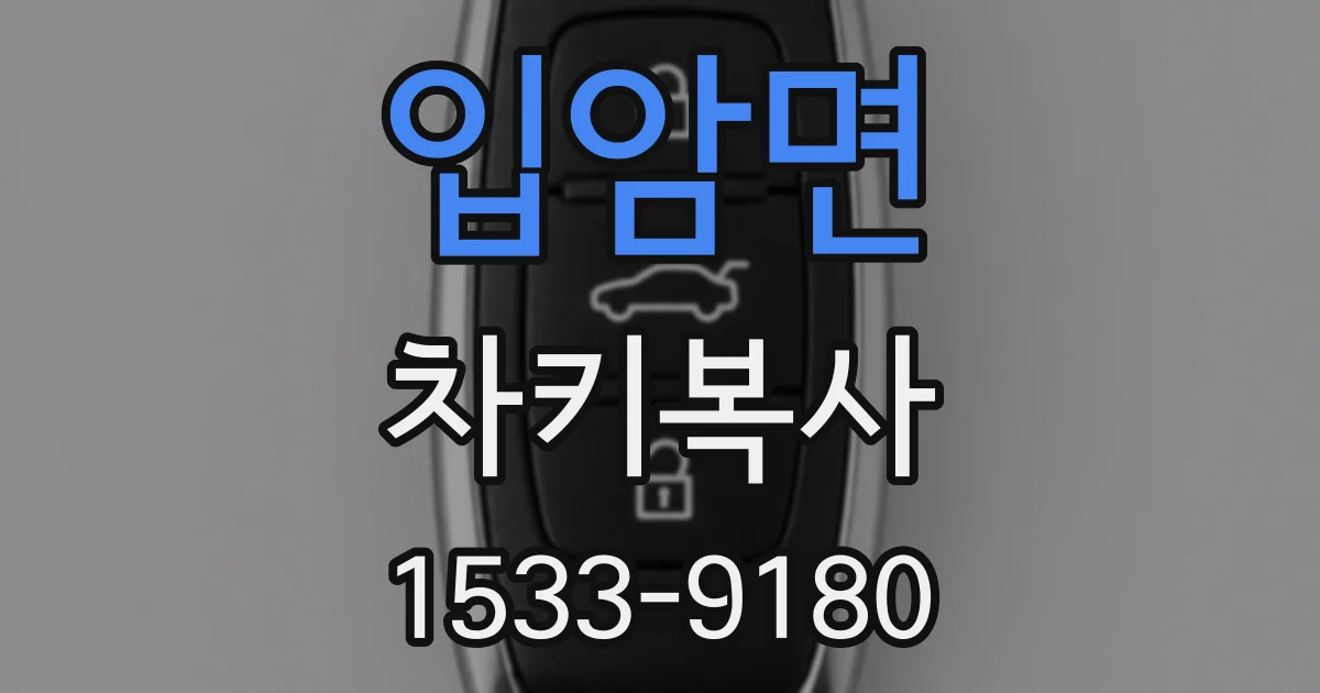 입암면 차키복사
