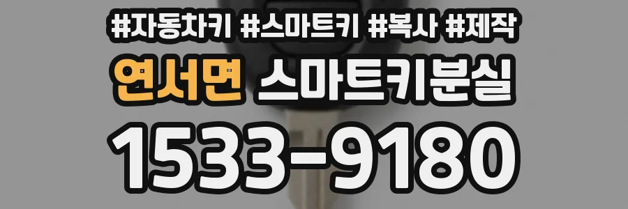 연서면 스마트키분실