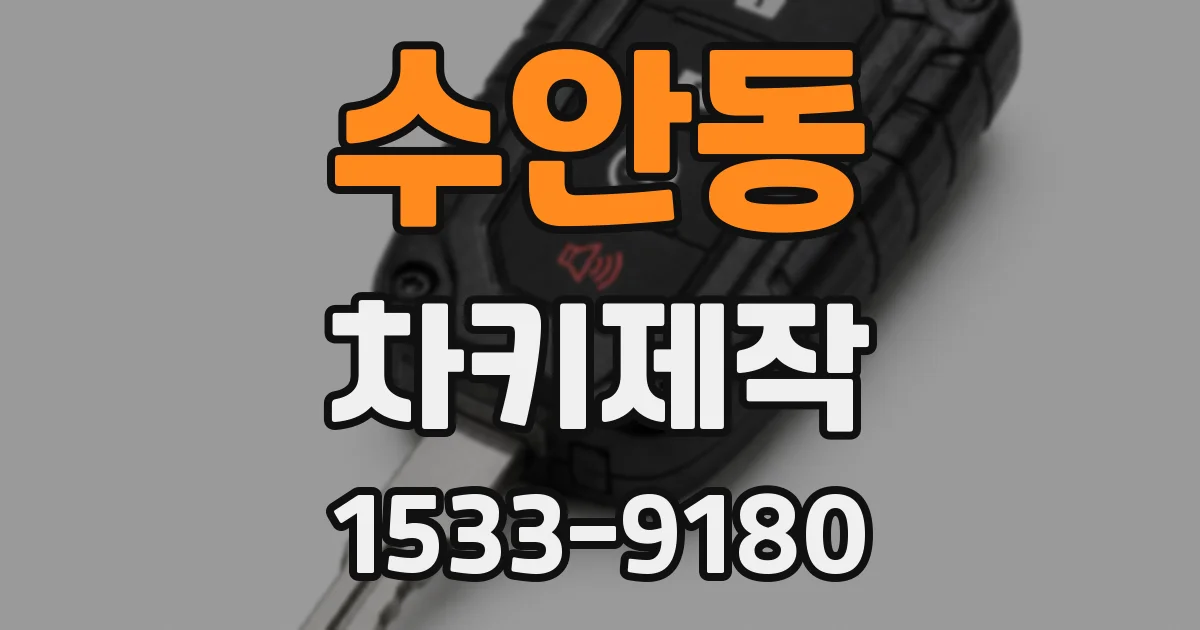 수안동 차키제작