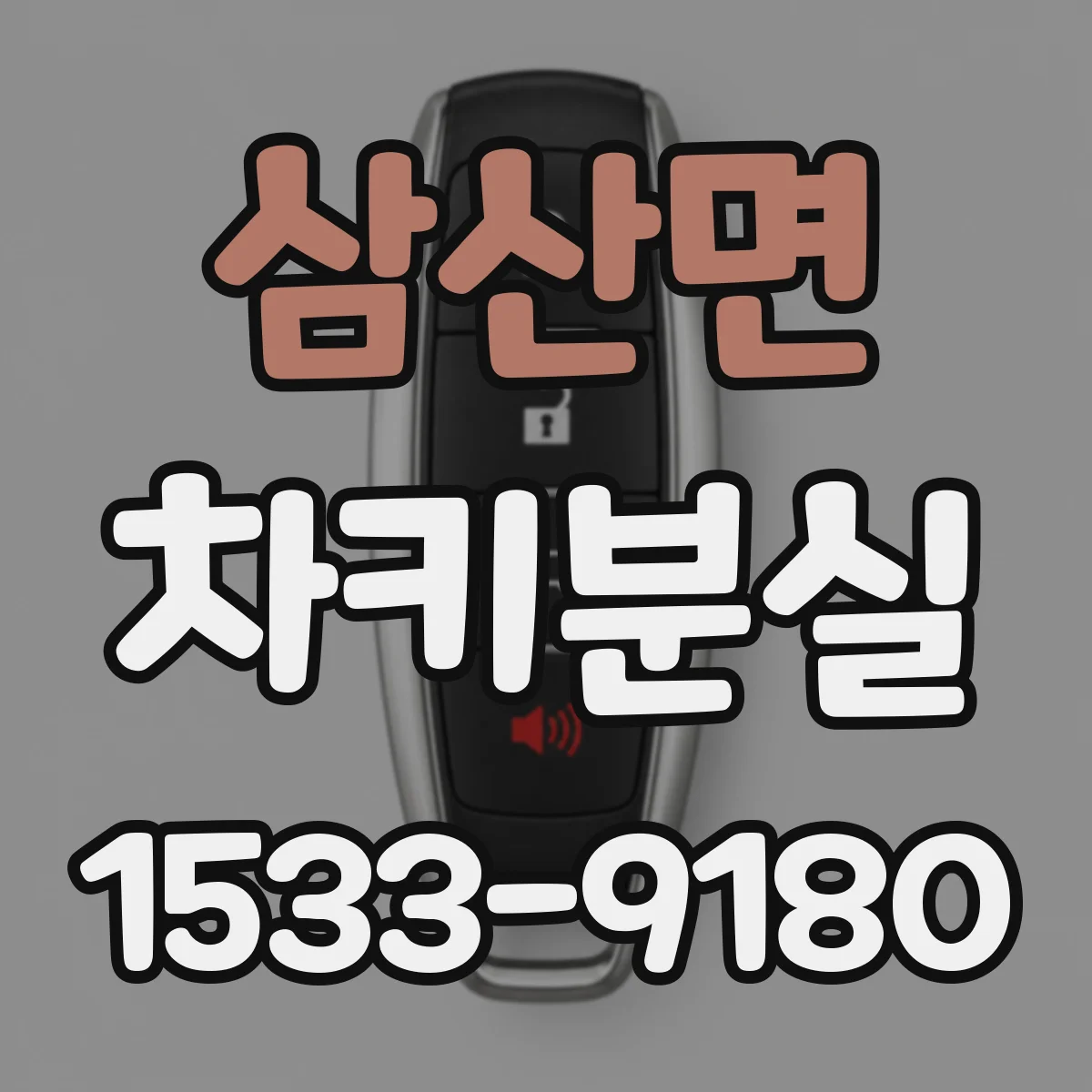 삼산면 차키분실