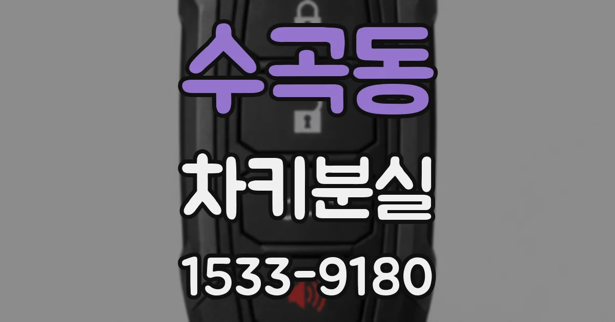 수곡동 차키분실