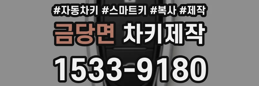 금당면 차키제작
