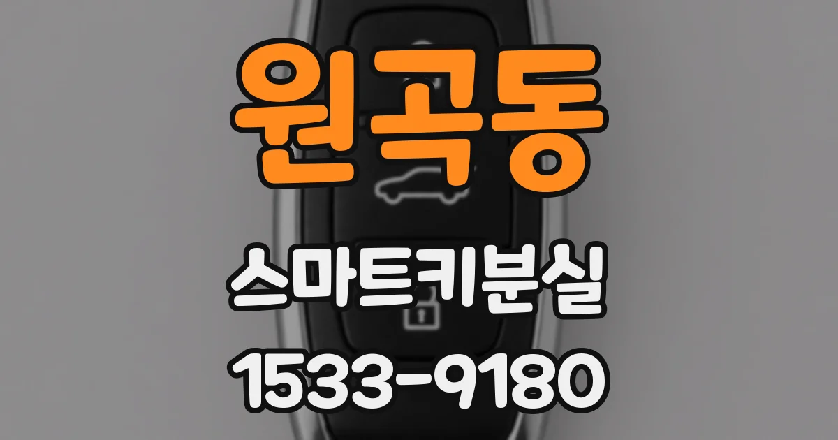 원곡동 스마트키분실