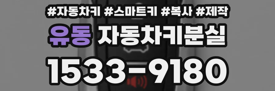 유동 자동차키분실