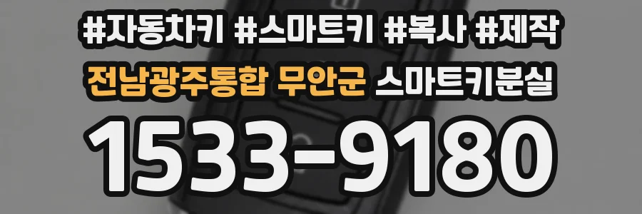 전남광주통합 무안군 스마트키분실