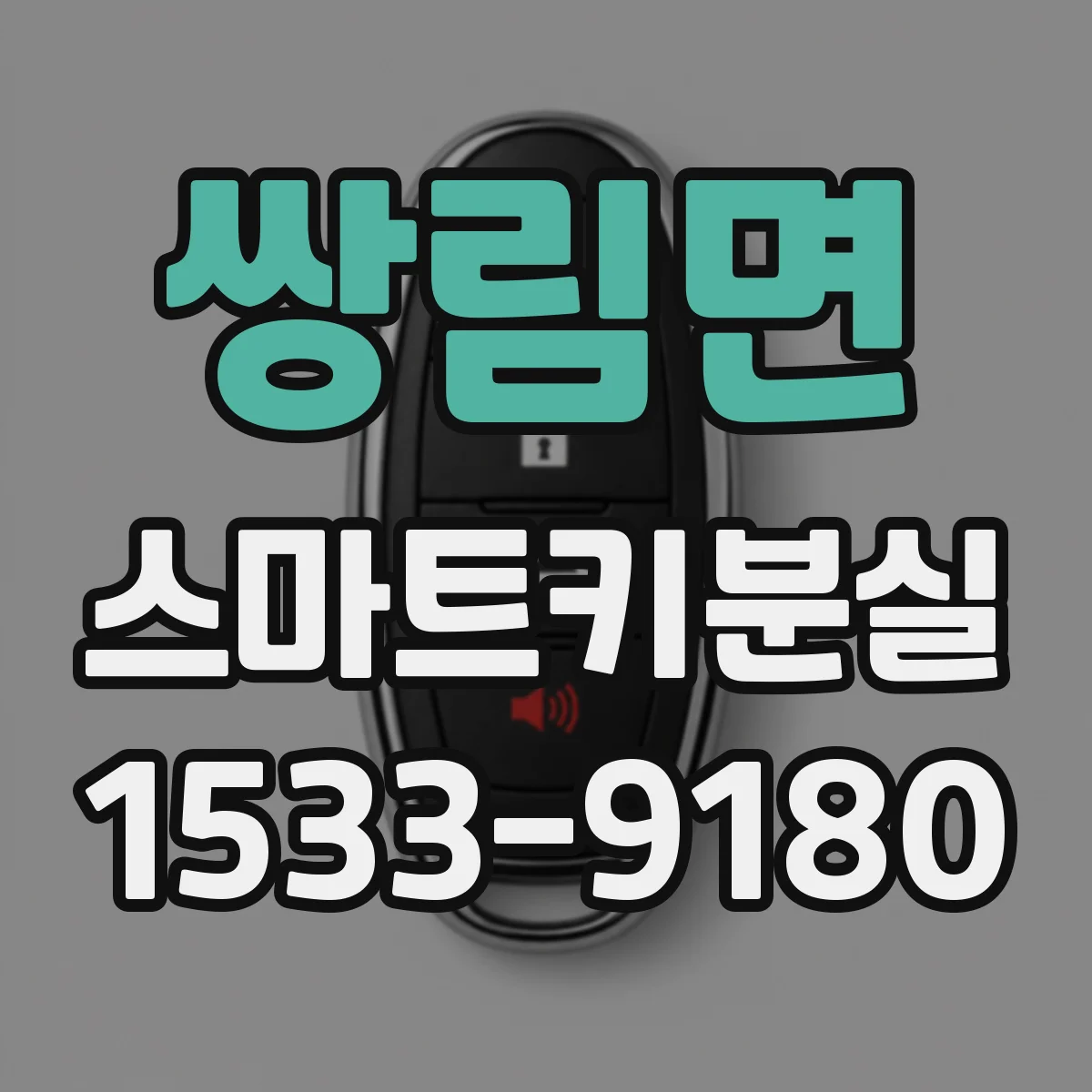쌍림면 스마트키분실