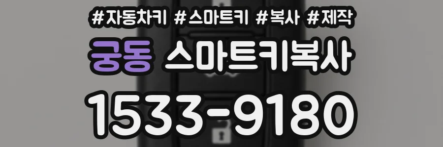 궁동 스마트키복사