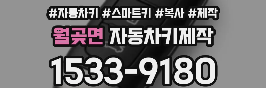 월곶면 자동차키제작