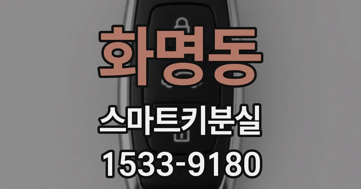 화명동 스마트키분실