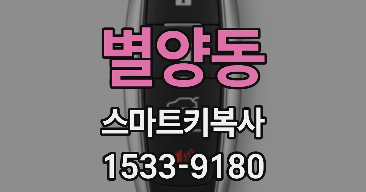 별양동 스마트키복사