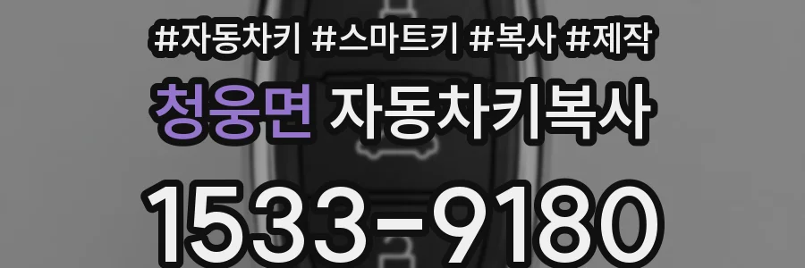 청웅면 자동차키복사