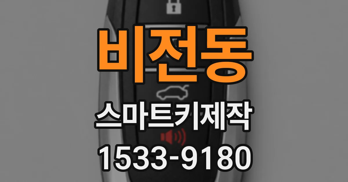 비전동 스마트키제작