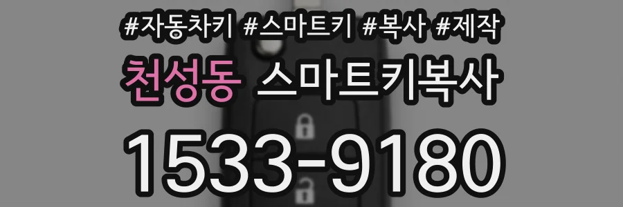 천성동 스마트키복사