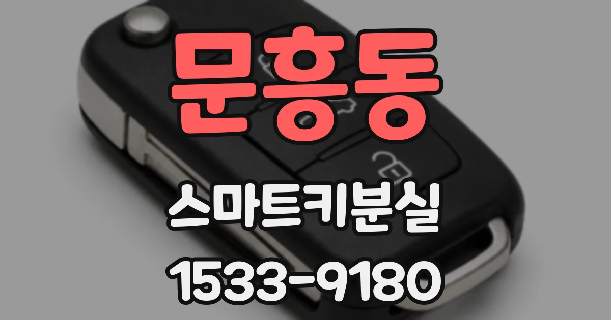 문흥동 스마트키분실