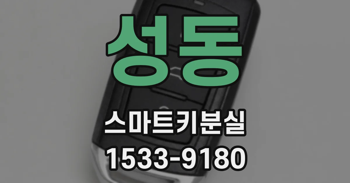 성동 스마트키분실