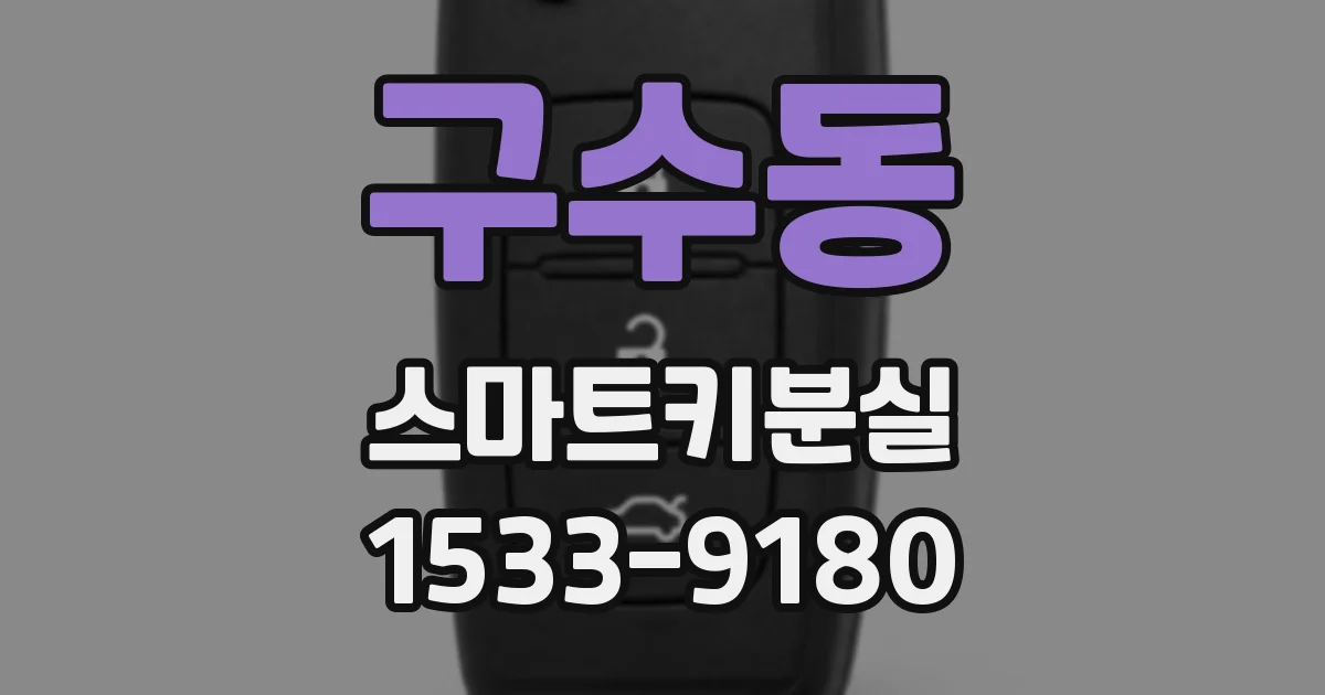 구수동 스마트키분실