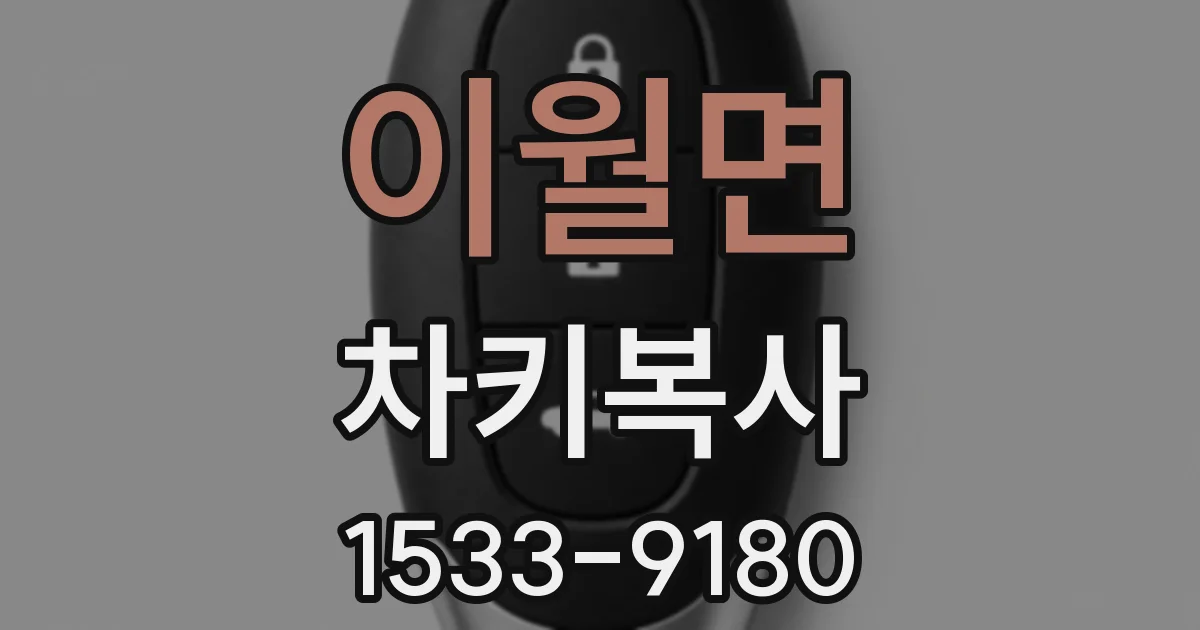 이월면 차키복사