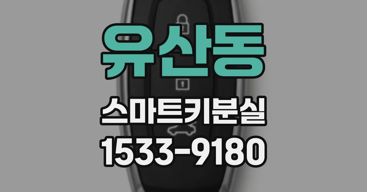 유산동 스마트키분실