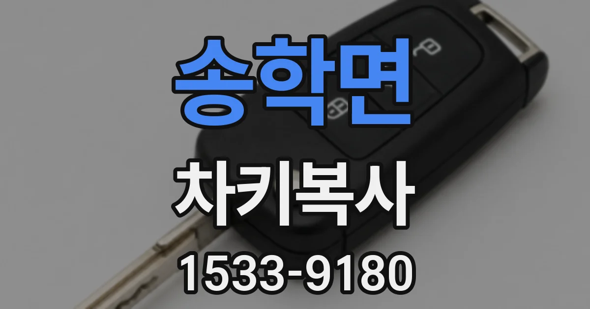 송학면 차키복사