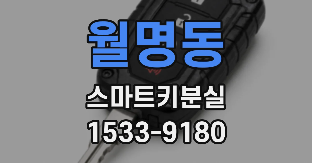 월명동 스마트키분실