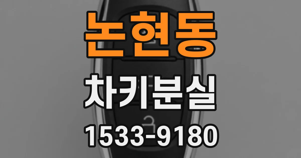 논현동 차키분실
