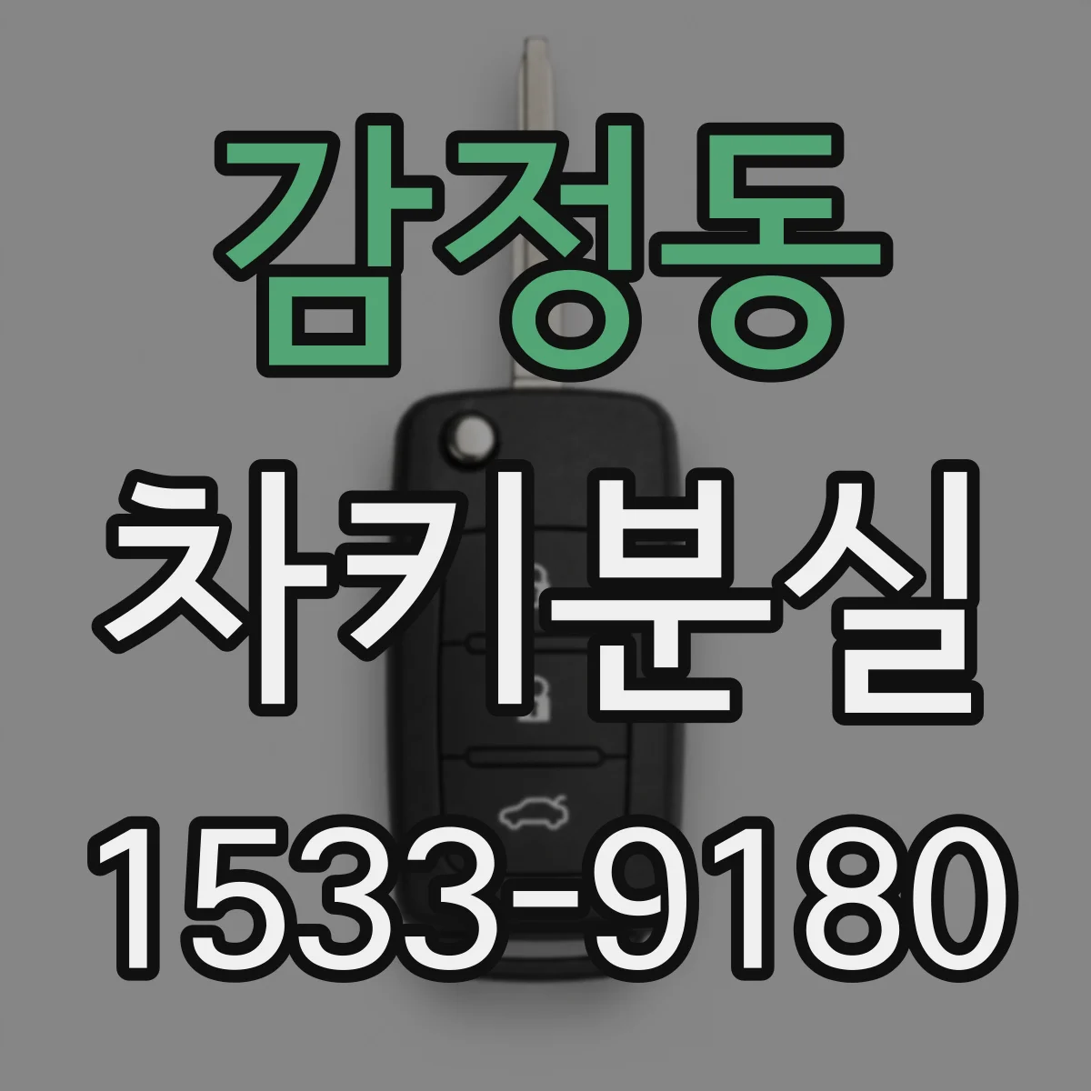 감정동 차키분실