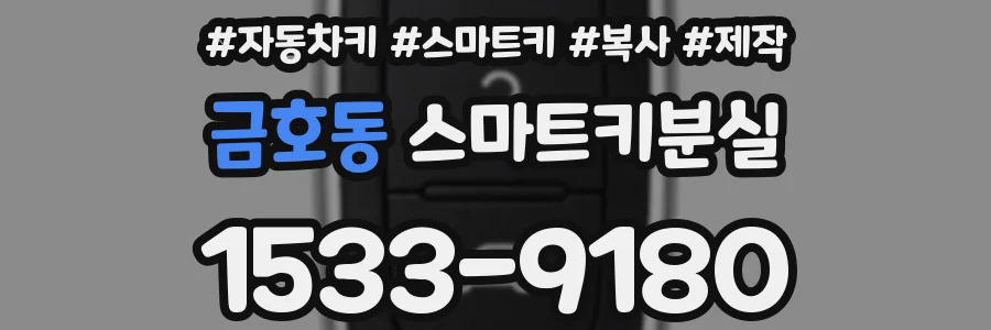 금호동 스마트키분실