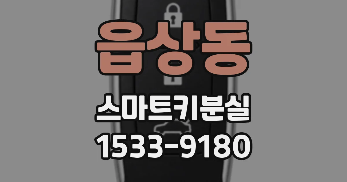 읍상동 스마트키분실