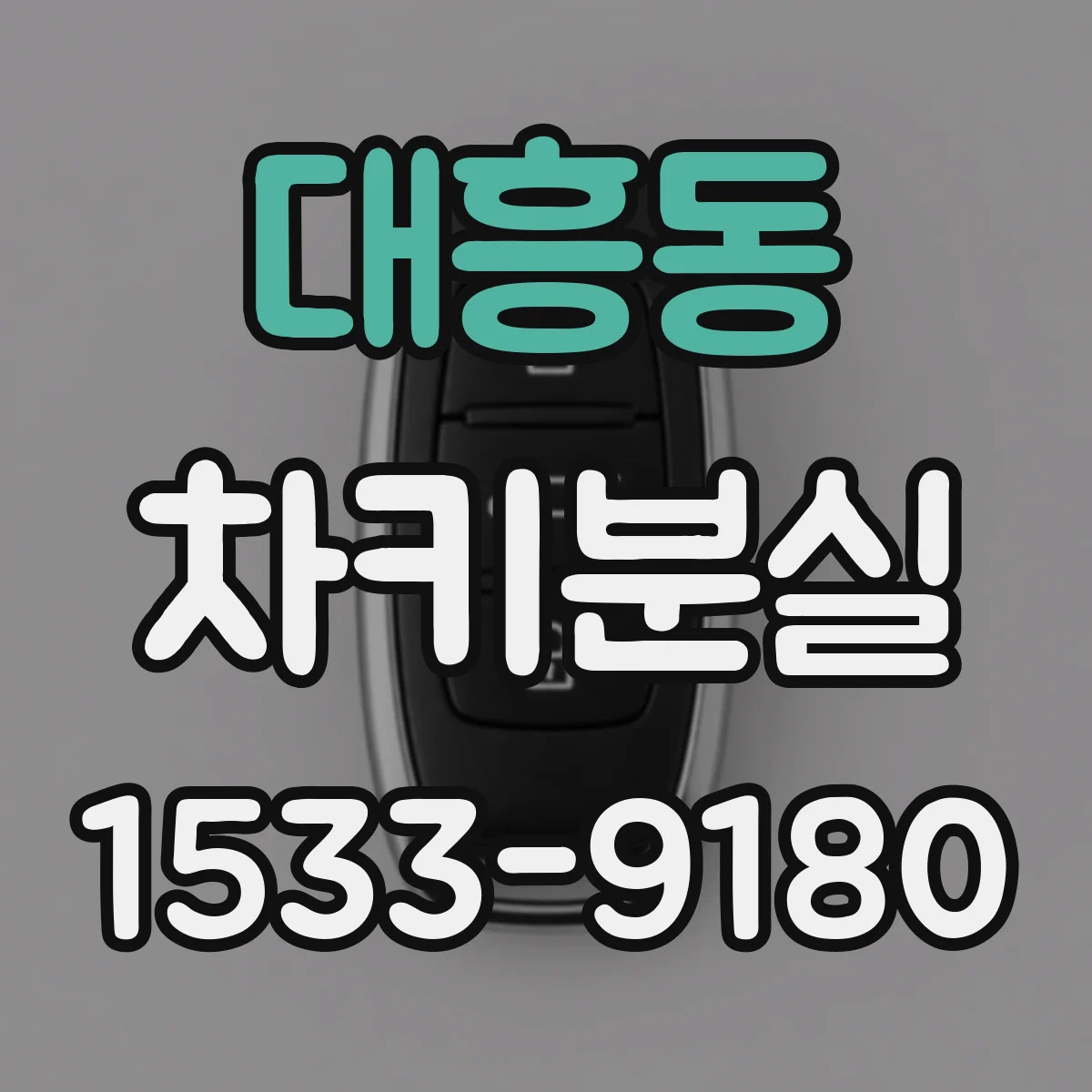 대흥동 차키분실