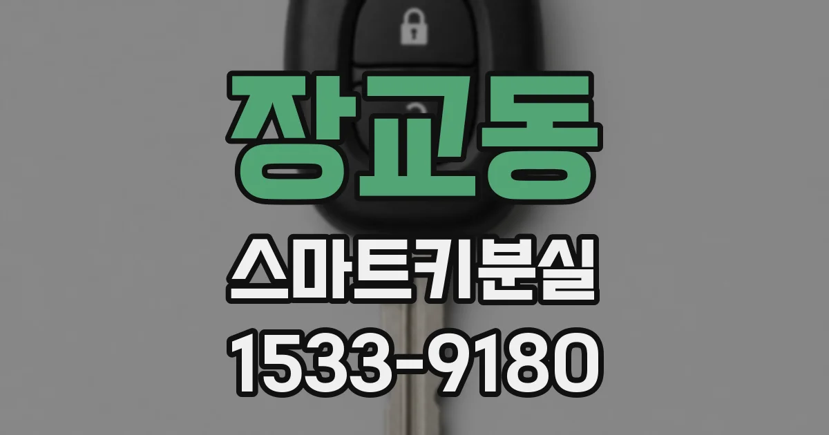 장교동 스마트키분실
