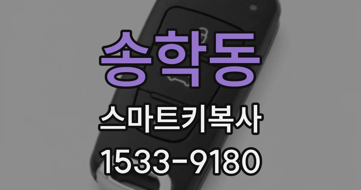송학동 스마트키복사