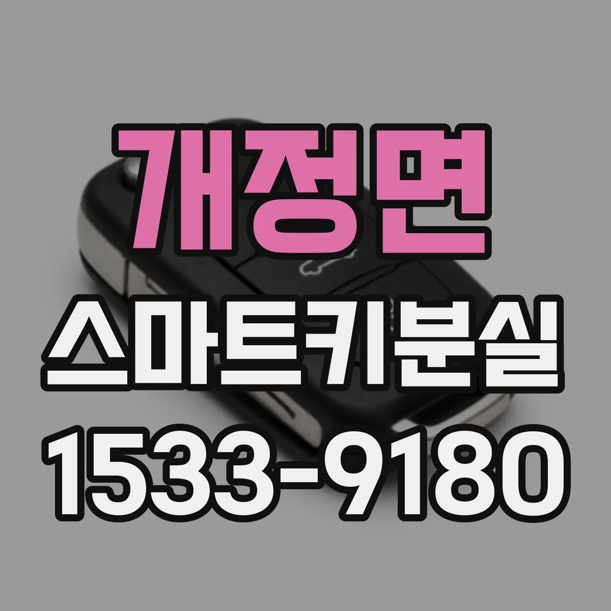 개정면 스마트키분실