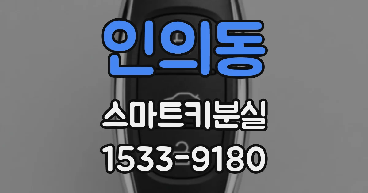 인의동 스마트키분실