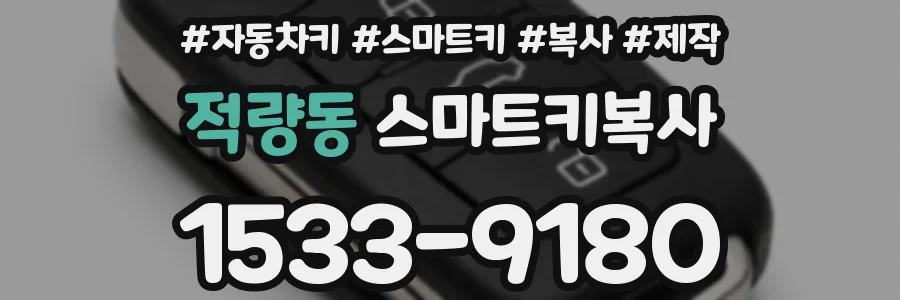 적량동 스마트키복사