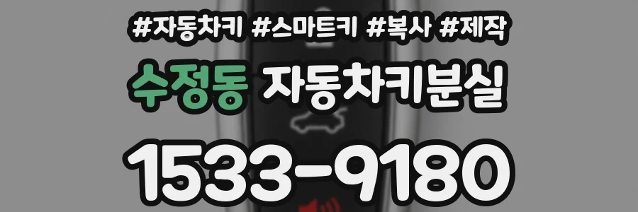 수정동 자동차키분실