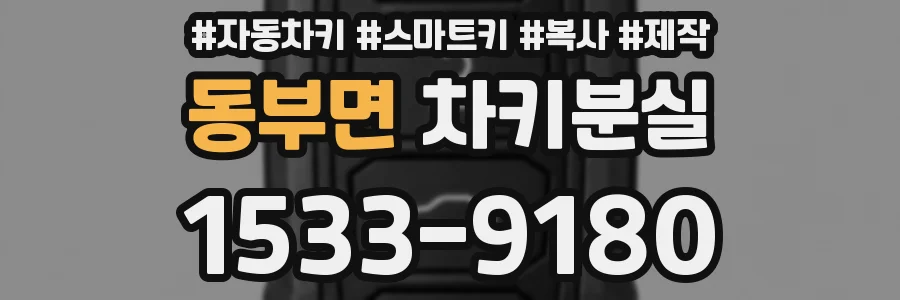 동부면 차키분실