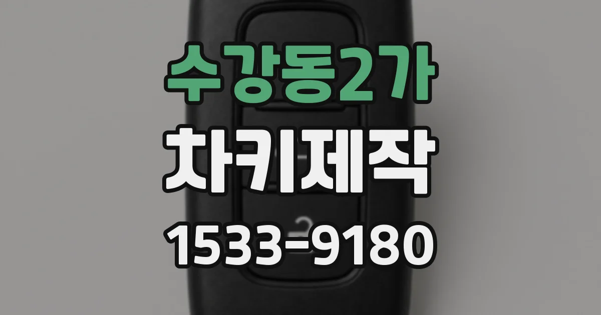 수강동2가 차키제작