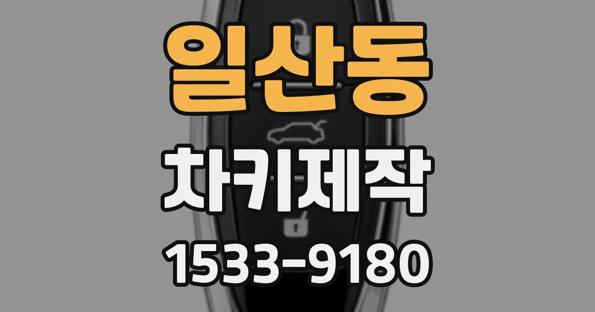 일산동 차키제작