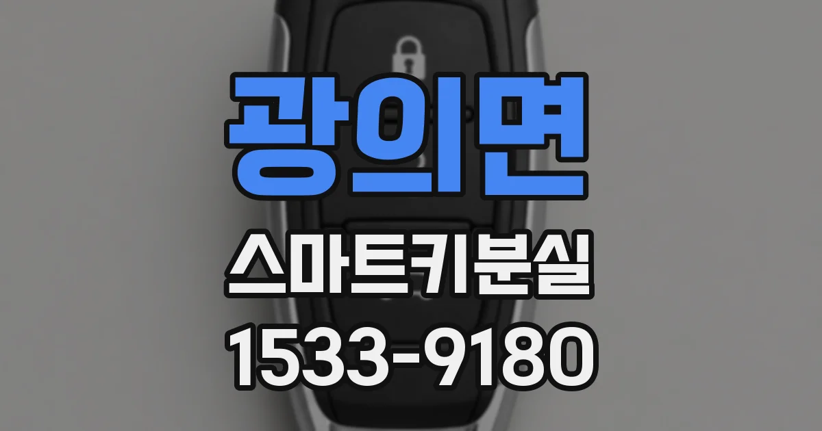 광의면 스마트키분실
